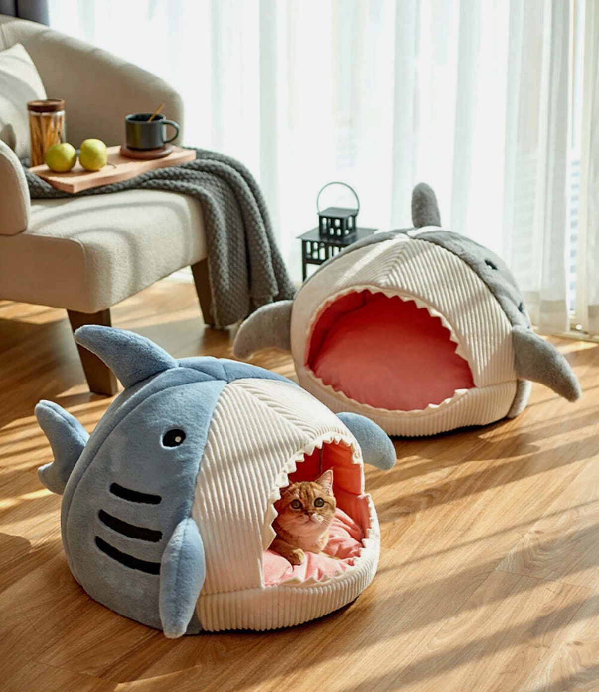 Casetta Morbida per Animali – Shark Design